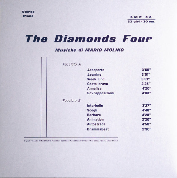Mario Molino ~ The Diamonds Four (Vinyl) - Djungel & Jazz