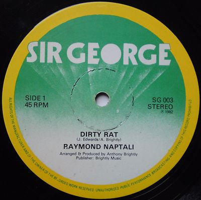 Raymond Naptali : Dirty Rat / A.B.C (12")