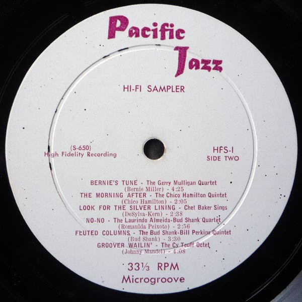 Various ~ Assorted Flavors Of Pacific Jazz - A Hi-Fi Sampler (Vinyl) - Djungel & Jazz