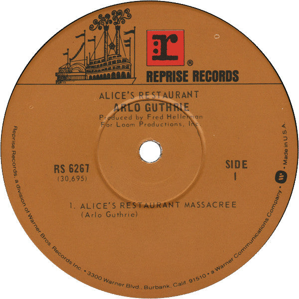 Arlo Guthrie ~ Alice's Restaurant (Vinyl) - Djungel & Jazz