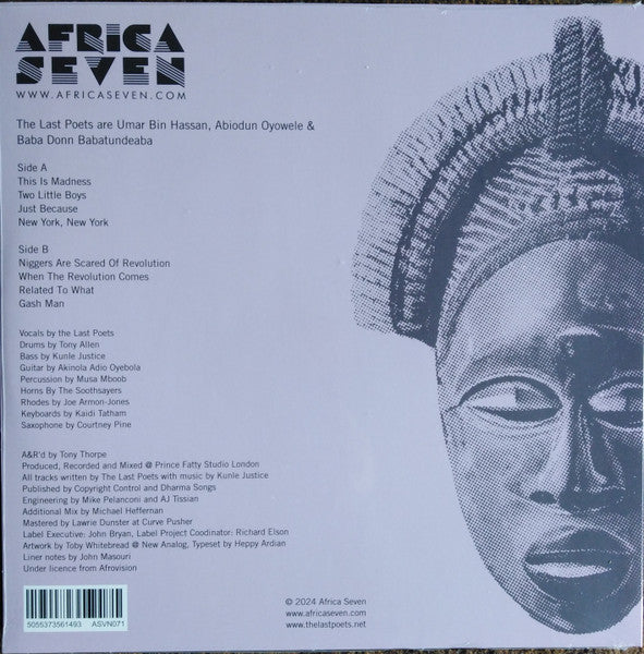 The Last Poets ~ Africanism (Vinyl) - Djungel & Jazz