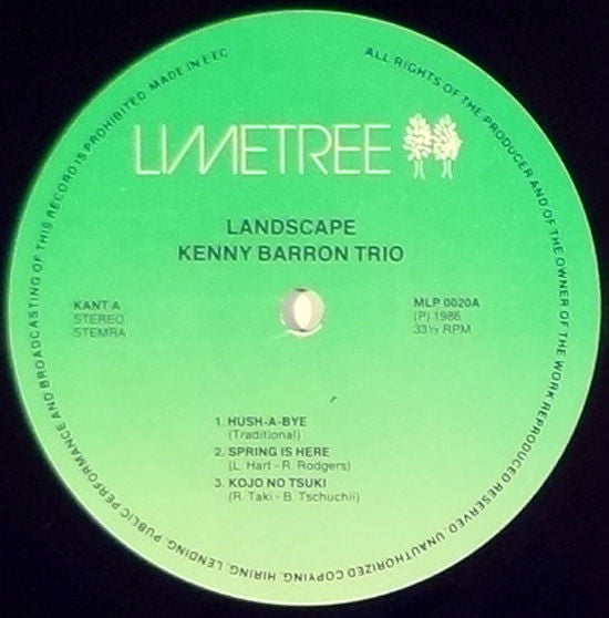 Kenny Barron Trio ~ Landscape (Vinyl) - Djungel & Jazz