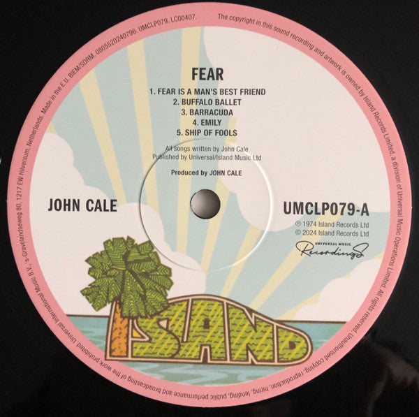 John Cale ~ Fear (Vinyl) - Djungel & Jazz