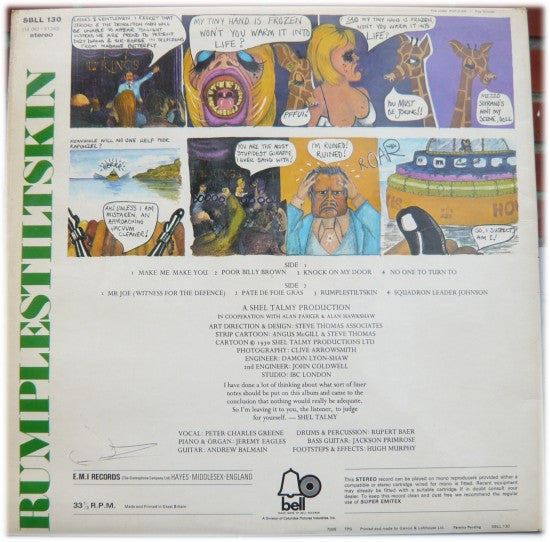 Rumplestiltskin : Rumplestiltskin (LP, Album, Gat)