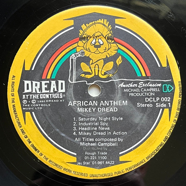 Mikey Dread : African Anthem (The Mikey Dread Show Dubwise) (LP, Album)