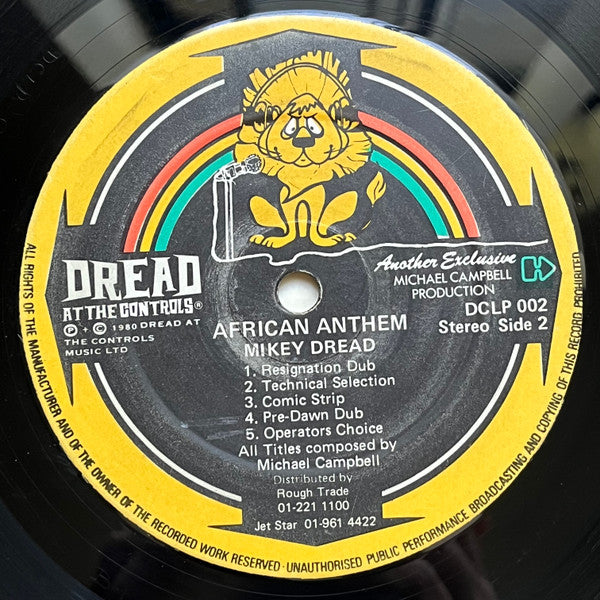 Mikey Dread : African Anthem (The Mikey Dread Show Dubwise) (LP, Album)
