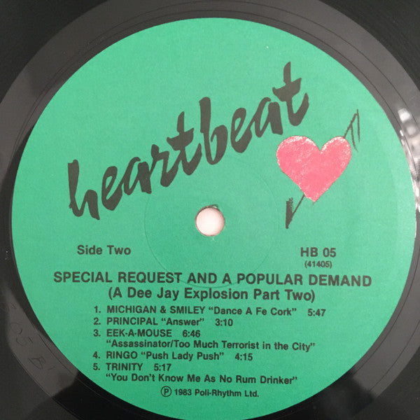Various : Special Request And A Popular Demand (A Dee-Jay Explosion Part Two) (LP)