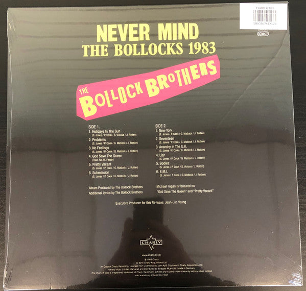 The Bollock Brothers ~ Never Mind The Bollocks 1983 (Vinyl) - Djungel & Jazz
