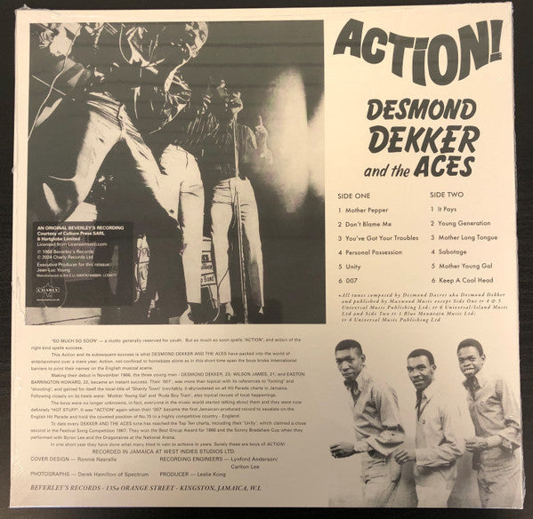 Desmond Dekker & The Aces ~ Action! (Vinyl) - Djungel & Jazz