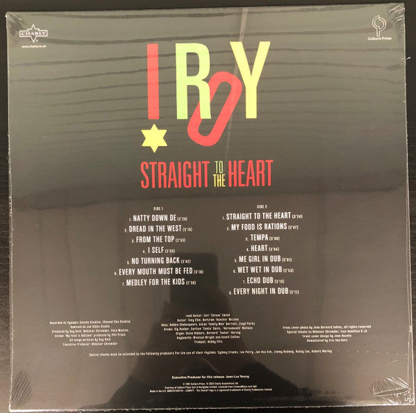I-Roy ~ Straight To The Heart (Vinyl) - Djungel & Jazz