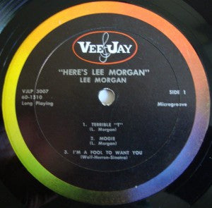 Lee Morgan ~ Here's Lee Morgan (Vinyl) - Djungel & Jazz