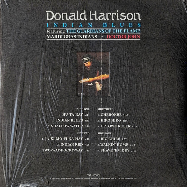 Donald Harrison Featuring Guardians Of The Flame , Mardi Gras Indians • Doctor John ~ Indian Blues (Vinyl) - Djungel & Jazz
