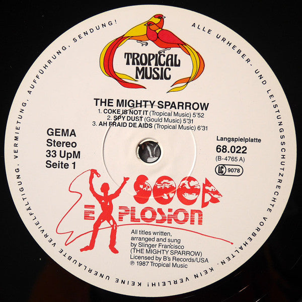 Mighty Sparrow ~ Soca Explosion (Vinyl) - Djungel & Jazz