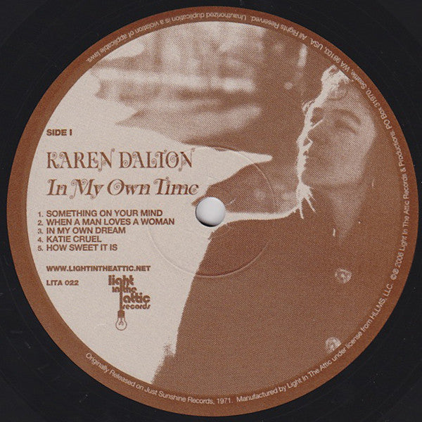 Karen Dalton ~ In My Own Time (Vinyl) - Djungel & Jazz