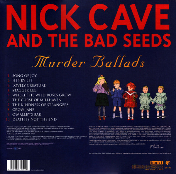Nick Cave & The Bad Seeds : Murder Ballads (LP + LP, S/Sided + Album, RE, RM, 180)