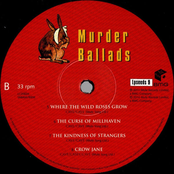Nick Cave & The Bad Seeds : Murder Ballads (LP + LP, S/Sided + Album, RE, RM, 180)