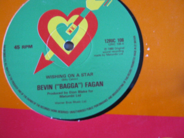 Bevin Bagga Fagan* : Wishing On A Star / Blah, Blah, Blah (12", Single)