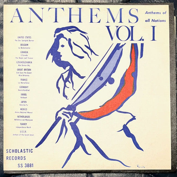 Unknown Artist ~ Anthems Of All Nations - Anthems Vol.1 (Vinyl) - Djungel & Jazz