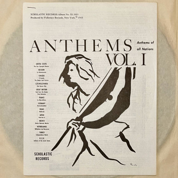 Unknown Artist ~ Anthems Of All Nations - Anthems Vol.1 (Vinyl) - Djungel & Jazz