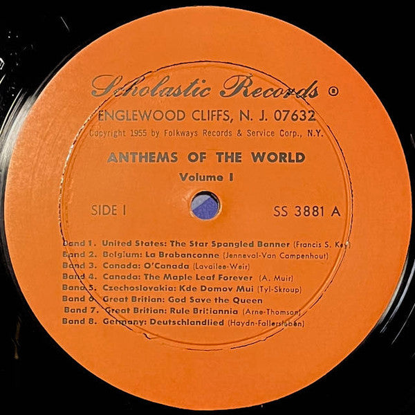 Unknown Artist ~ Anthems Of All Nations - Anthems Vol.1 (Vinyl) - Djungel & Jazz