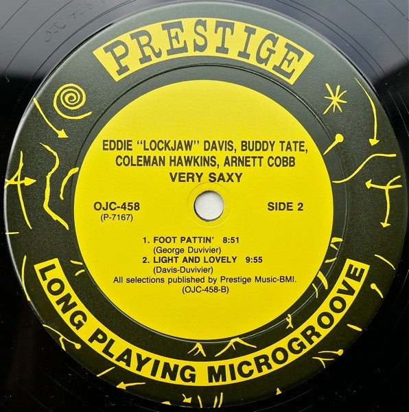 Eddie "Lockjaw" Davis - Buddy Tate - Coleman Hawkins - Arnett Cobb ~ Very Saxy (Vinyl) - Djungel & Jazz