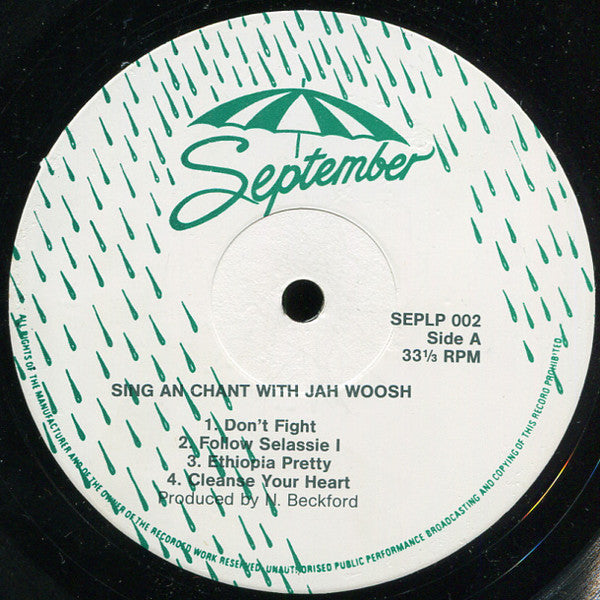 Jah Woosh : Sing And Chant With Jah Woosh (LP, Album)