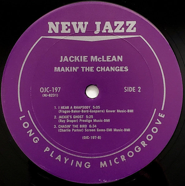 Jackie McLean ~ Makin' The Changes (Vinyl) - Djungel & Jazz