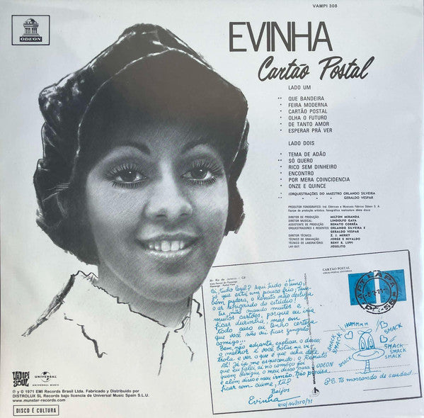 Evinha ~ Cartão Postal (Vinyl) - Djungel & Jazz