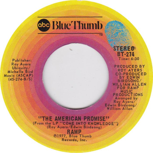 Ramp ~ Everybody Loves The Sunshine (Vinyl) - Djungel & Jazz