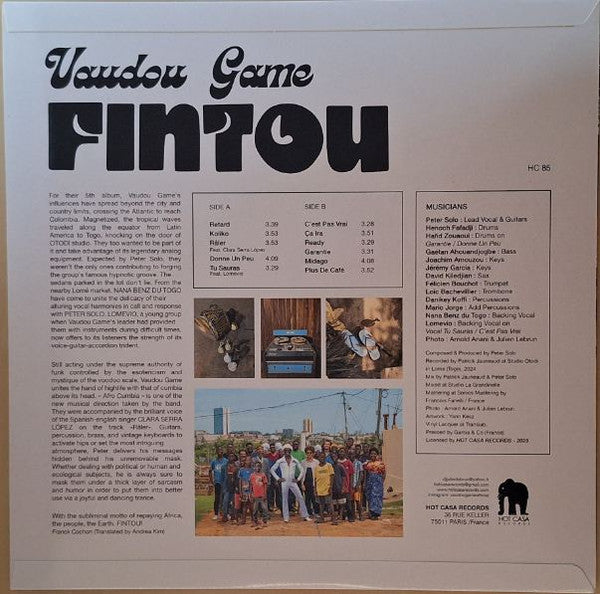 Vaudou Game ~ Fintou (Vinyl) - Djungel & Jazz