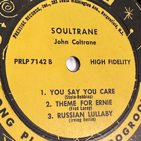 John Coltrane With Red Garland ~ Soultrane (Vinyl) - Djungel & Jazz