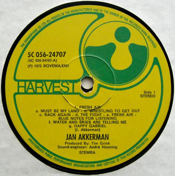 Jan Akkerman ~ Profile (Vinyl) - Djungel & Jazz