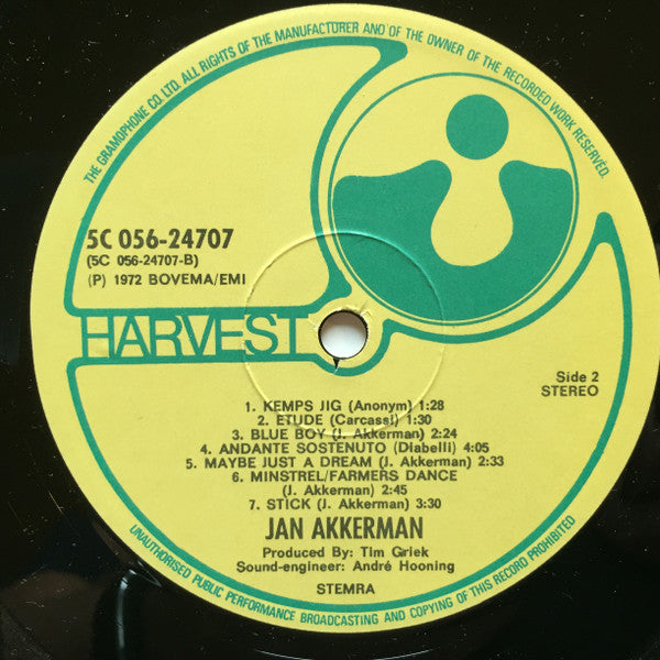 Jan Akkerman ~ Profile (Vinyl) - Djungel & Jazz