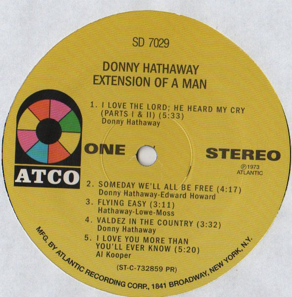 Donny Hathaway ~ Extension Of A Man (Vinyl) - Djungel & Jazz