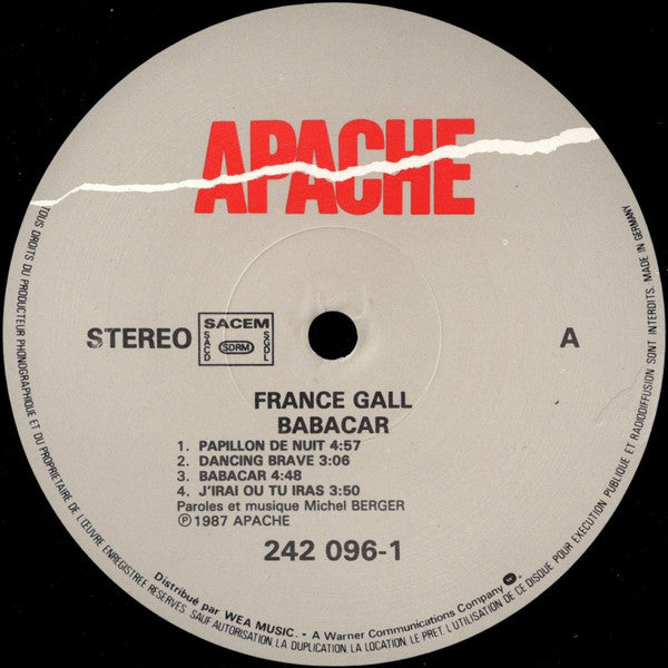 France Gall : Babacar (LP, Album)