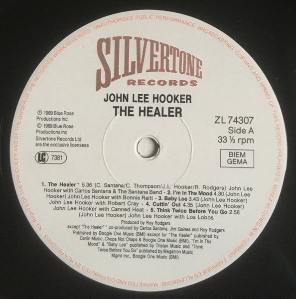 John Lee Hooker ~ The Healer (Vinyl) - Djungel & Jazz
