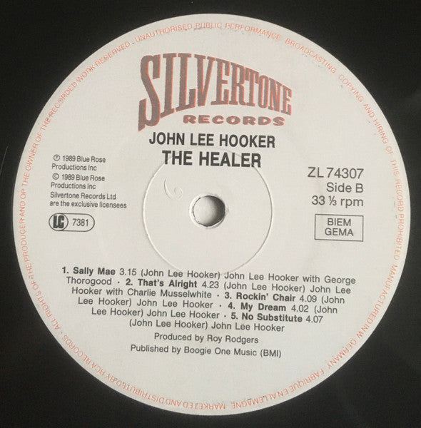 John Lee Hooker ~ The Healer (Vinyl) - Djungel & Jazz