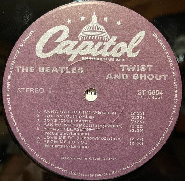 The Beatles ~ Twist And Shout (Vinyl) - Djungel & Jazz