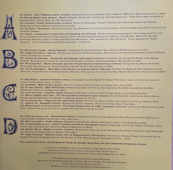 Various ~ A Song Is A Dream (And Dreams Are Real) (Vinyl) - Djungel & Jazz