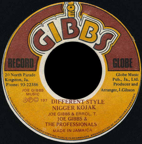 Nigger Kojak : Different Style / Christmas Style (7")