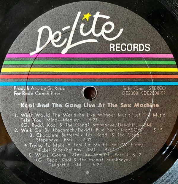 Kool And The Gang* : Live At The Sex Machine (LP, Album, Gat)