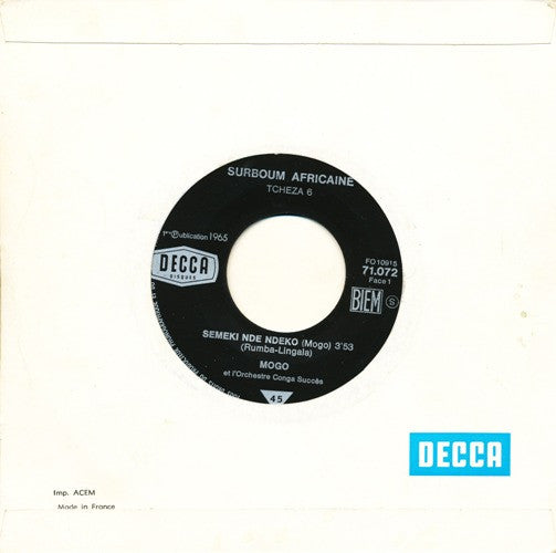 Orchestre Conga Succès ~ Semeki Nde Ndeko / Alberto Siempre Conga (Vinyl) - Djungel & Jazz