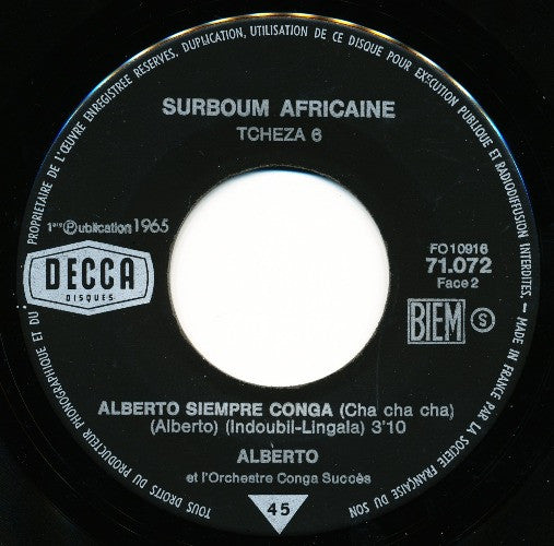 Orchestre Conga Succès ~ Semeki Nde Ndeko / Alberto Siempre Conga (Vinyl) - Djungel & Jazz