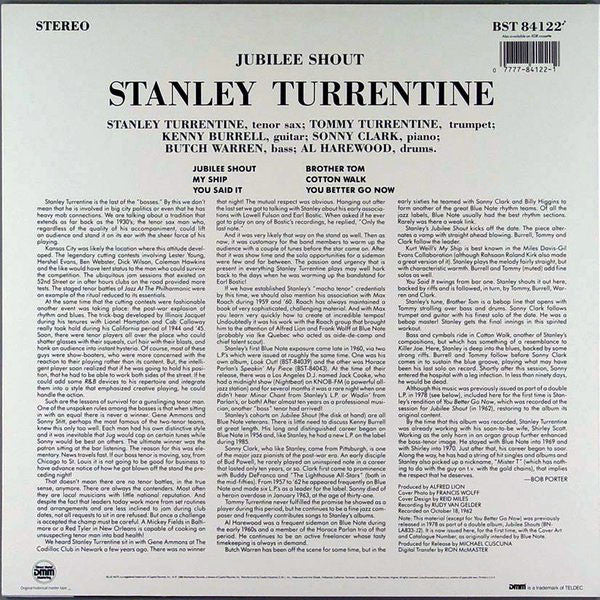 Stanley Turrentine ~ Jubilee Shout!!! (Vinyl) - Djungel & Jazz