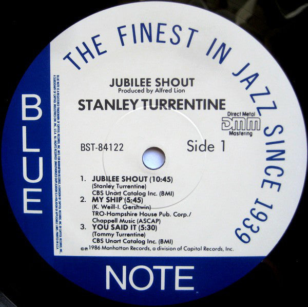 Stanley Turrentine ~ Jubilee Shout!!! (Vinyl) - Djungel & Jazz