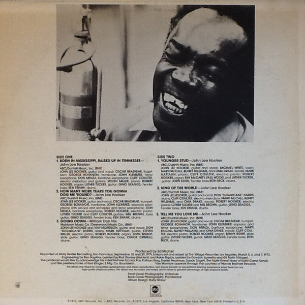 John Lee Hooker ~ Born In Mississippi, Raised Up In Tennessee (Vinyl) - Djungel & Jazz
