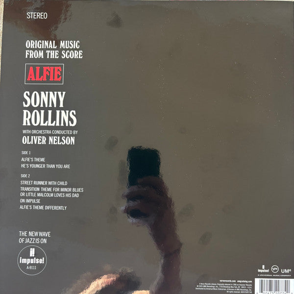 Sonny Rollins With Orchestra Conducted By Oliver Nelson ~ Original Music From The Score "Alfie" (Vinyl) - Djungel & Jazz
