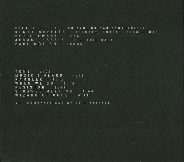 Bill Frisell ~ Rambler (Vinyl) - Djungel & Jazz