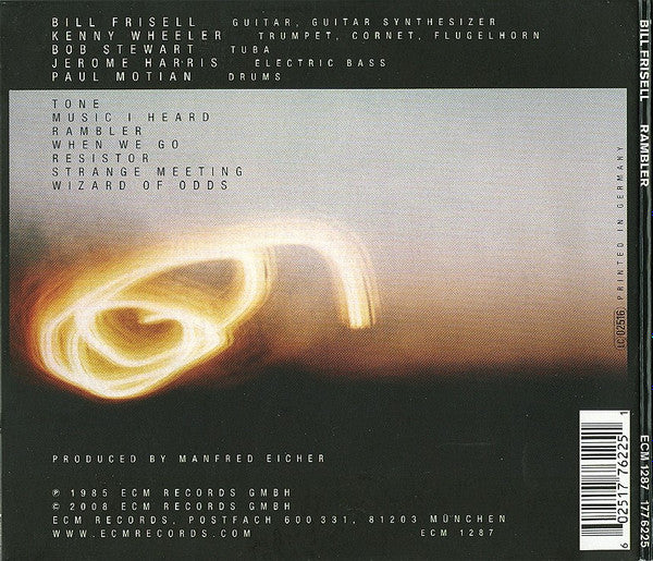 Bill Frisell ~ Rambler (Vinyl) - Djungel & Jazz
