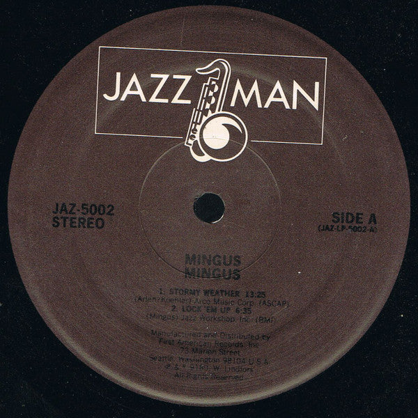 Charles Mingus : Mingus (LP, Album, RE)